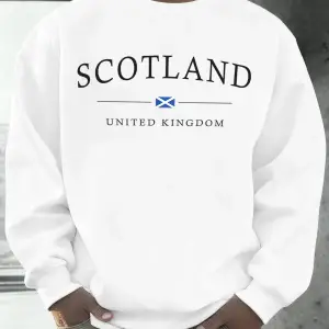 İskoçya Birleşik Krallık Baskılar Tişörtü Erkekler Polar Yumuşak Kazaklar Sokak Büyük Boy Spo