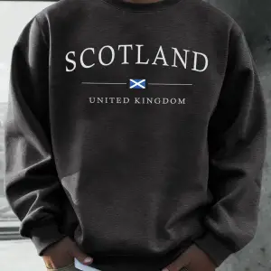 İskoçya Birleşik Krallık Baskılar Tişörtü Erkekler Polar Yumuşak Kazaklar Sokak Büyük Boy Spo