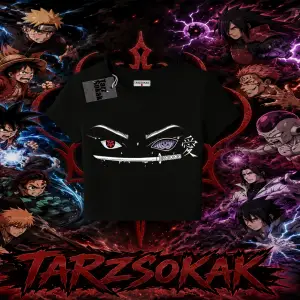 Itachi Uchiha Naruto Anime Karakteri Kadın Baby Tee Beyaz
