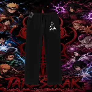 Itachi Uchiha Naruto Anime Karakteri Unisex Baggy Eşofman Altı Beyaz