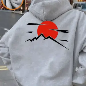 Japon Harajuku Güneş Baskı Hoodie Kadın Kış Polar Sıcak Kazaklar Temel Cep Tişörtü Rahat Gevş