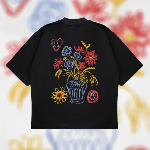 Jarron Tee Oversize Unisex Pamuklu Nefes Alan Kalın Kumaşlı