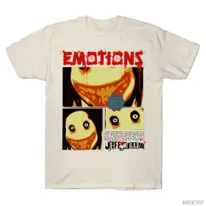 Jeff The Killer Creepypasta Erkek Kadın Tişörtü %100 Pamuklu Tişörtler Kısa Kollu Üstler J105