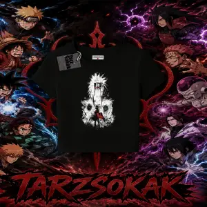 Jiraiya Naruto Anime Karakteri Kadın Baby Tee Beyaz