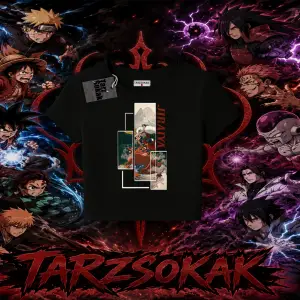 Jiraiya Naruto Anime Karakteri Kadın Baby Tee Beyaz