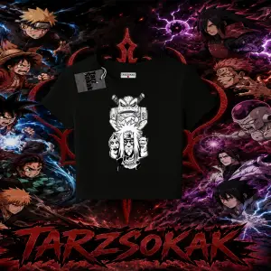 Jiraiya Naruto Anime Karakteri Kadın Baby Tee Beyaz