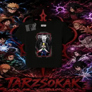 Jiraiya Naruto Anime Karakteri Kadın Baby Tee Beyaz