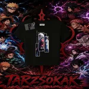 Jiraiya Naruto Anime Karakteri Kadın Baby Tee Beyaz
