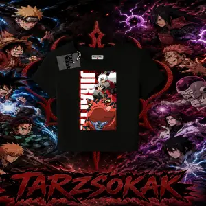 Jiraiya Naruto Anime Karakteri Kadın Baby Tee Beyaz