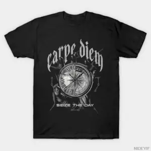 Joe Bartolozzi Carpe Diem Gününüzü Yakala Meme T-shirt Erkekler Kadınlar Için % 100% Pamuk T