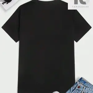 JUNG HANA Erkek Yazılı Baskılı Tişört