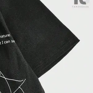 JUNG HANA Erkek Yazılı Baskılı Tişört