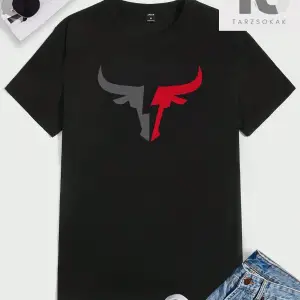 JUNG HANA Erkek Yazılı Baskılı Tişört