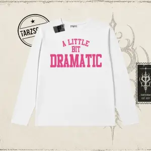 Kadın a Little Bit Dramatic Biskilet Yaka  Long Sleeve Beyaz