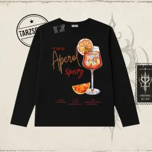 Kadın Aperol Spiritz Biskilet Yaka  Long Sleeve Beyaz