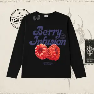 Kadın Berry Infusion Biskilet Yaka  Long Sleeve Beyaz