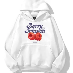 Kadın Berry Infusion Sweatshirt Beyaz