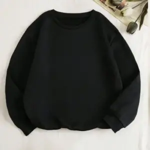 Kadın Beyaz Düz Bisiklet Yaka Sweatshirt TS-BASKSZBSKLTKS