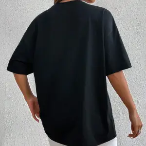 Kadın Beyaz Houston Baskılı Oversize T-shirt