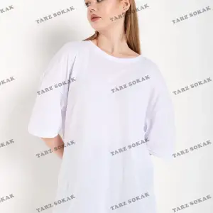 Kadın Beyaz Oversize