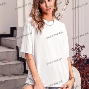 Kadın Beyaz Oversize