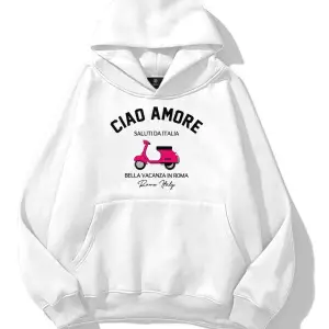 Kadın Ciao Amore Sweatshirt Beyaz