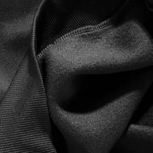 Kadin Ekru Kapüşonlu Fermuarlı 3 Üç Iplik Polar Kanguru Oversize Salaş Sweatshirt Beyaz