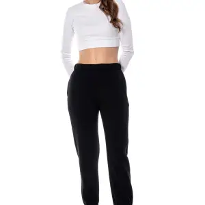 Kadın Ekru Renk Elastik Paça Örme Jogger Eşofman Altı Cy84200