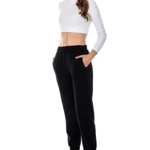 Kadın Ekru Renk Elastik Paça Örme Jogger Eşofman Altı Cy84200