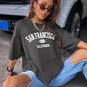 Kadın Füme Oversize Sanfrancisco Est.1776