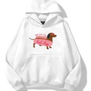 Kadın Hotdog Sweatshirt Beyaz
