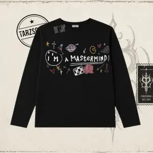 Kadın Im a Mastermind Biskilet Yaka  Long Sleeve Beyaz