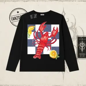 Kadın Istakoz Ekose Biskilet Yaka  Long Sleeve Beyaz