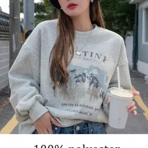 Kadın kazak kader zenginleştirmek her gün mektup baskılı kapüşonlu svetşört kore Casual Stree