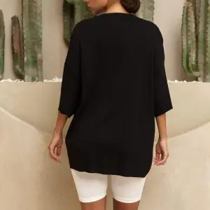 Kadın Kısa Kollu Penye Bisiklet Yaka