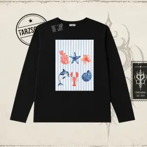 Kadın Ocean Like Biskilet Yaka  Long Sleeve Beyaz