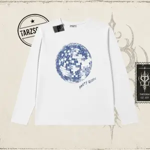 Kadın Party Queen Biskilet Yaka  Long Sleeve Beyaz