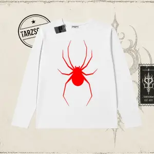 Kadın Red Spider Biskilet Yaka  Long Sleeve Beyaz