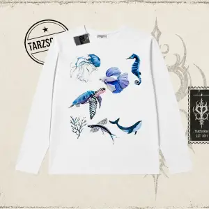 Kadın Sea Elements Biskilet Yaka  Long Sleeve Beyaz