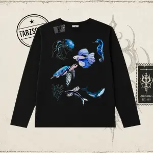 Kadın Sea Elements Biskilet Yaka  Long Sleeve Beyaz