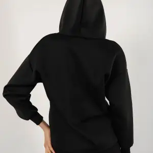 Kadın Siyah Scuba Kapüşonlu Sweatshirt scubasweatshirt