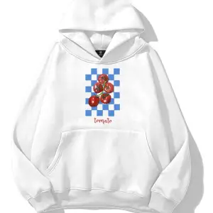 Kadın Tomato Picnic Sweatshirt Beyaz