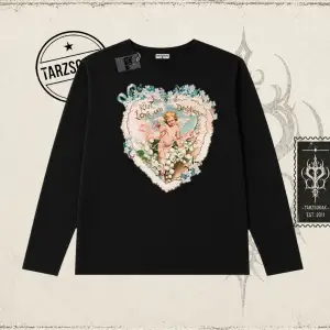 Kadın with Love and Devotion Biskilet Yaka  Long Sleeve Beyaz