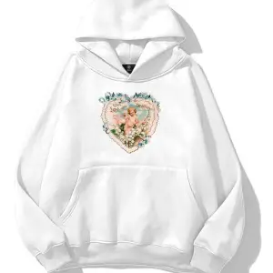 Kadın with Love and Devotion Sweatshirt Beyaz