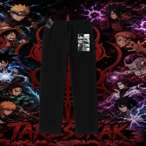 Kakashi Hatake Naruto Anime Karakteri Unisex Baggy Eşofman Altı Beyaz