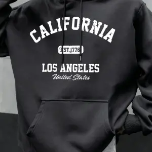Kaliforniya Los Angeles Baskılı Erkek Kapüşonlu Hip Hop Çok Renkli Kapüşonlular Polar Moda Ka