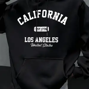 Kaliforniya Los Angeles Baskılı Erkek Kapüşonlu Hip Hop Çok Renkli Kapüşonlular Polar Moda Ka