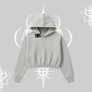 KALİTELİ Crop Kapşonlu