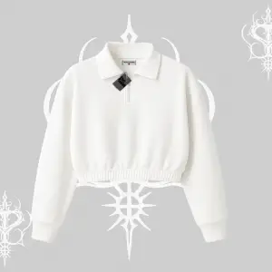 KALİTELİ Crop Yarım Fermuarlı