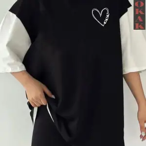 KALP Siyah Oversize Çift Renk